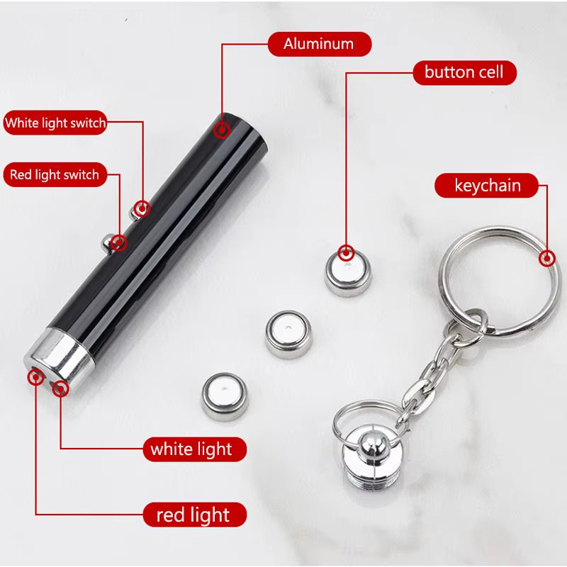 Pet LED Red Point Training Torch for Cats Dogs Cat Laser Toy Laser Pen Pointer Pet for Chase Training Cat Accessories