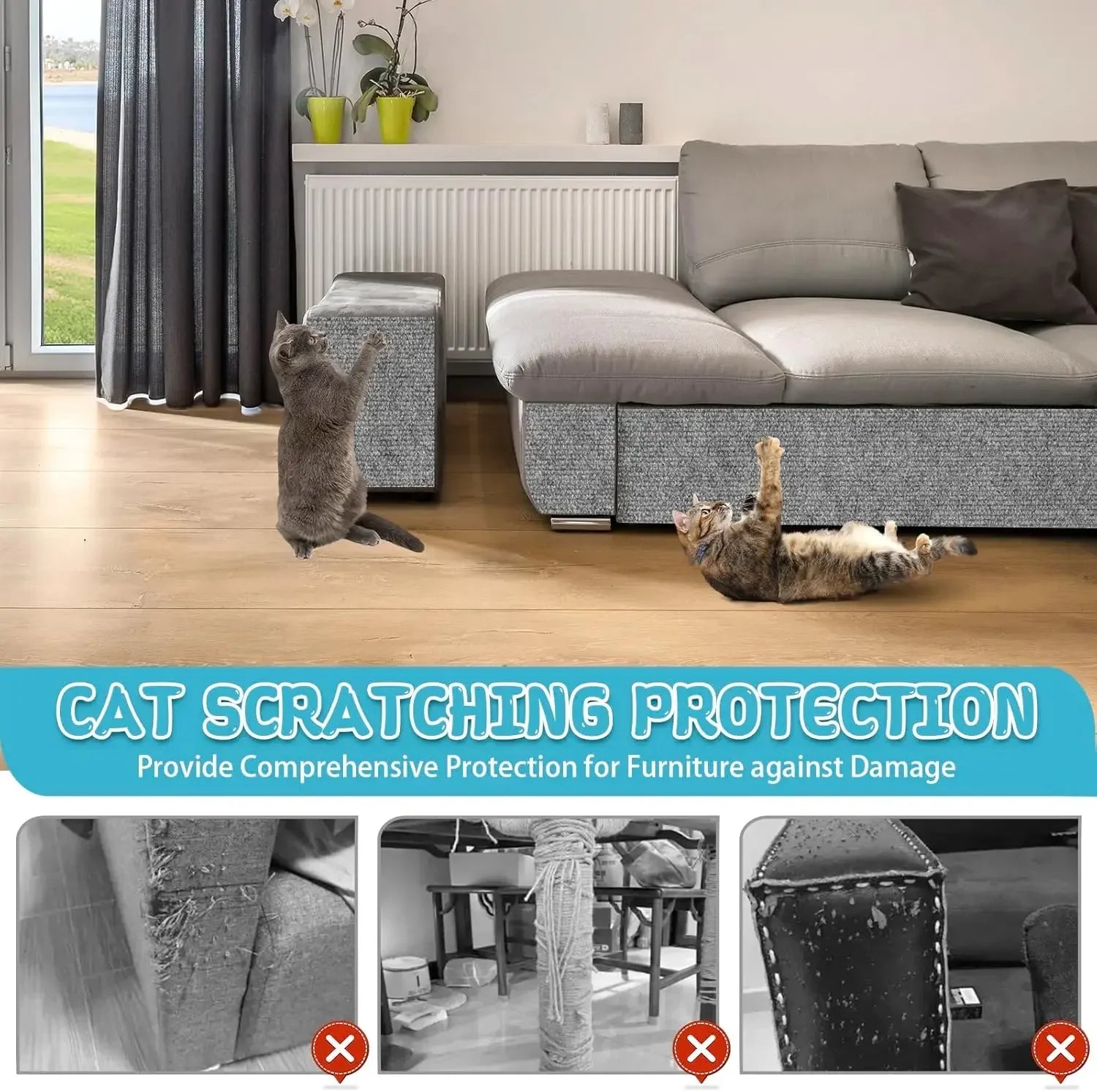 Trimmable Cat Scratching Mat