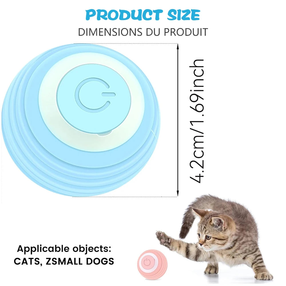 Smart Rolling Cat Ball – Automatic Fun for Curious Cats