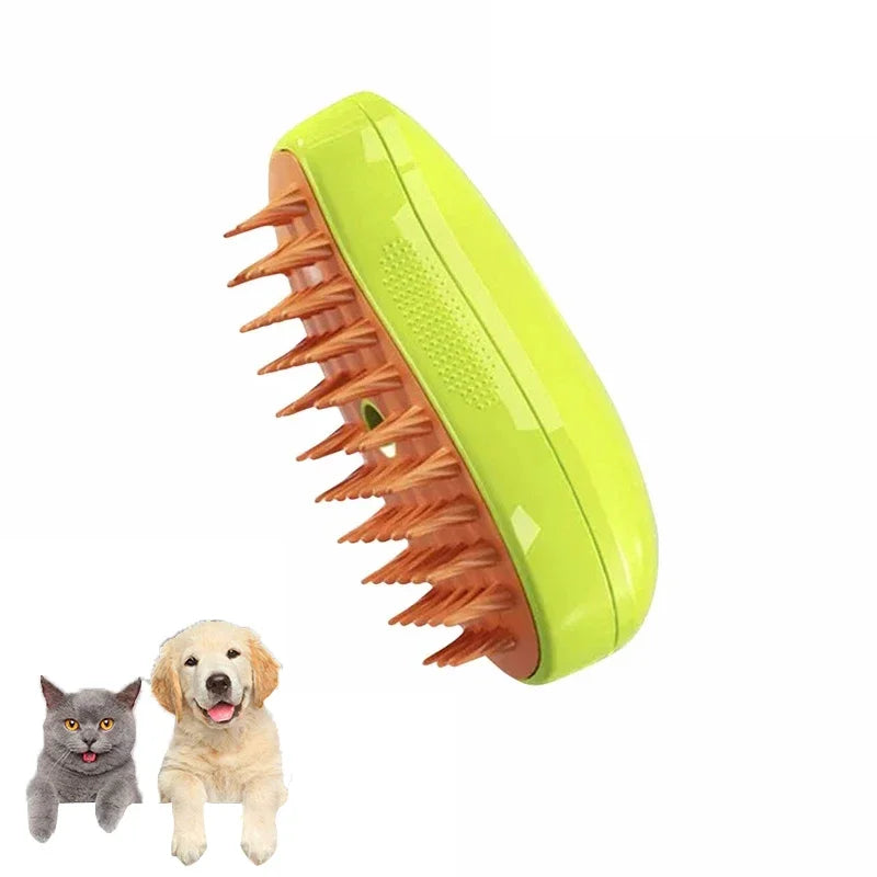 Electric Steamy Brush for Massage Pet