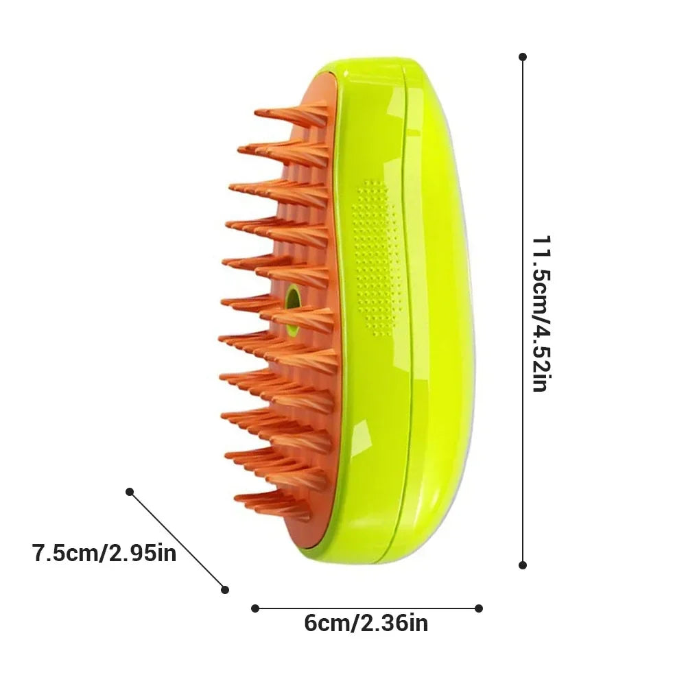 Electric Steamy Brush for Massage Pet