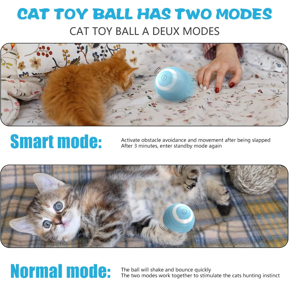 Smart Rolling Cat Ball – Automatic Fun for Curious Cats
