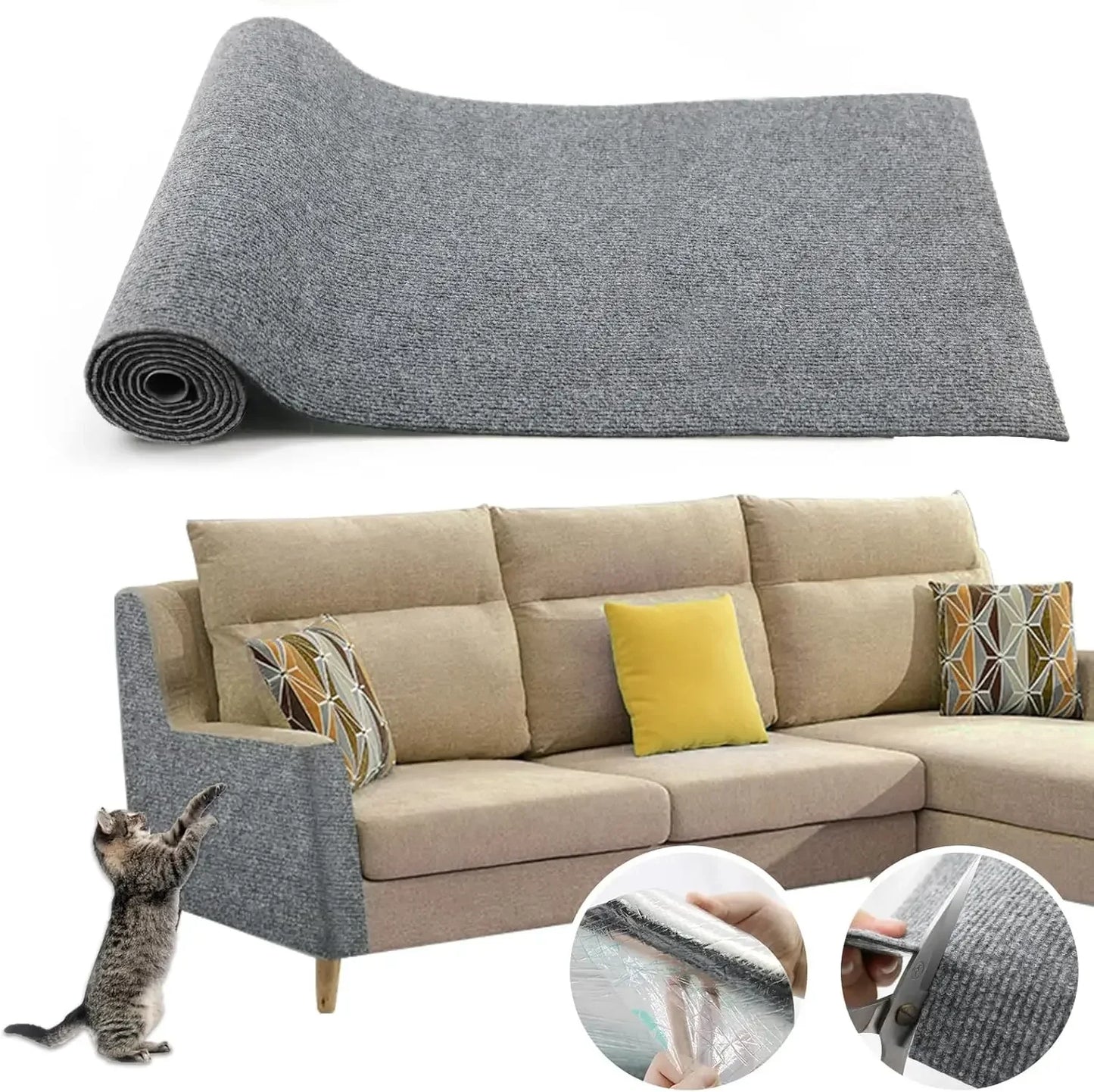 Trimmable Cat Scratching Mat