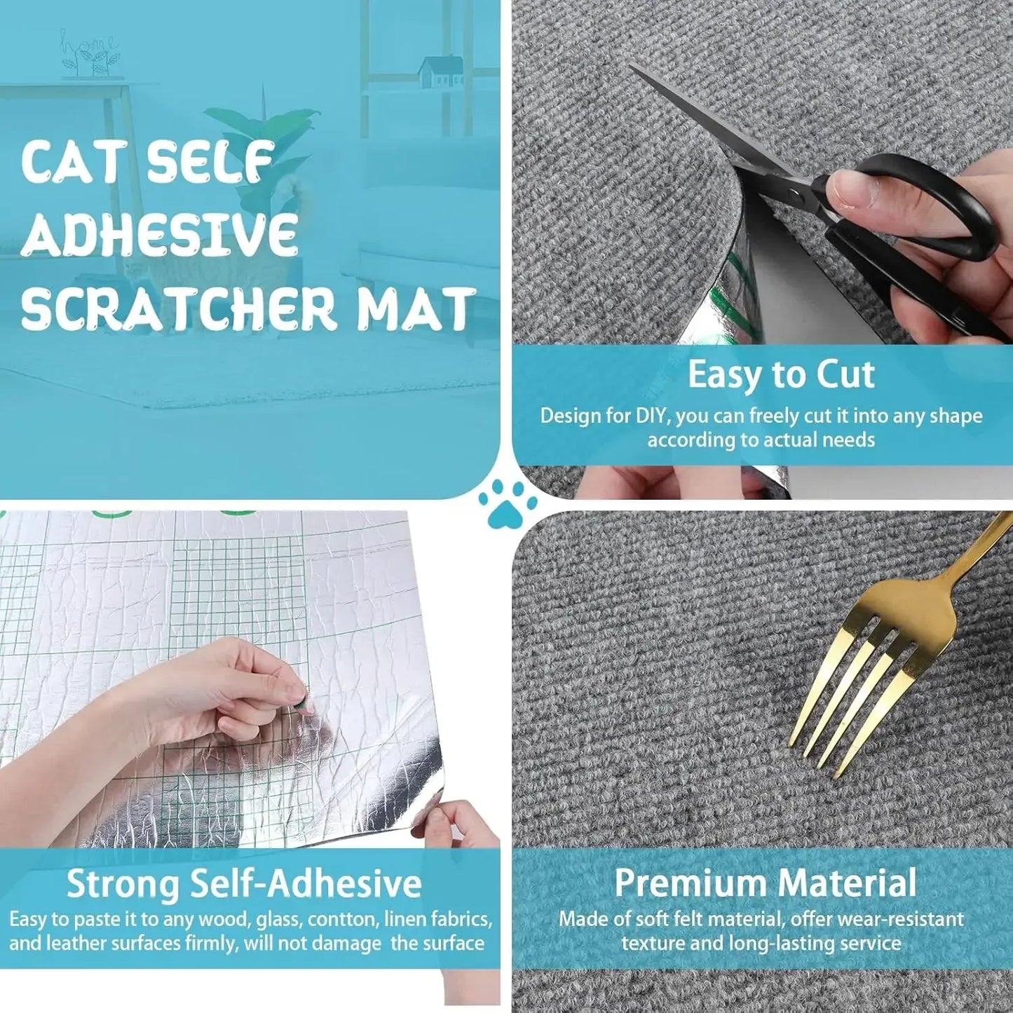 Trimmable Cat Scratching Mat