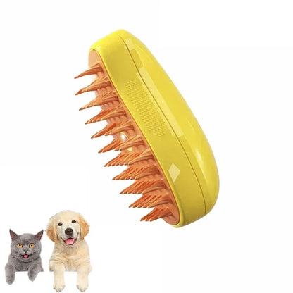 Electric Steamy Brush for Massage Pet 