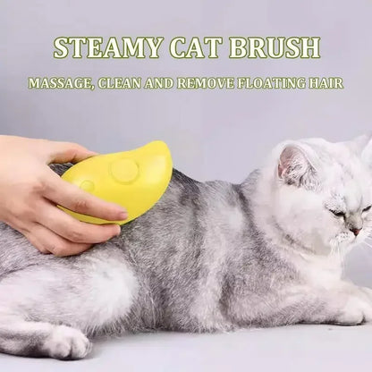 Electric Steamy Brush for Massage Pet 